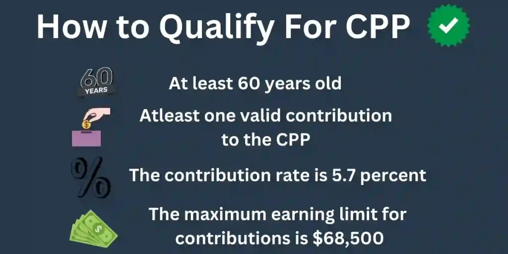 how to qualify for canada pension plan payments