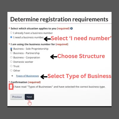 GST Number Registration Step