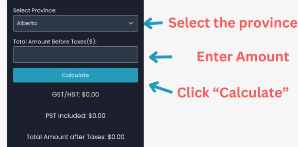 How to use GST Calculator